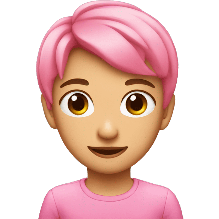 Moño rosado  emoji