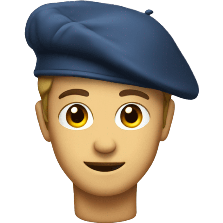 French beret emoji