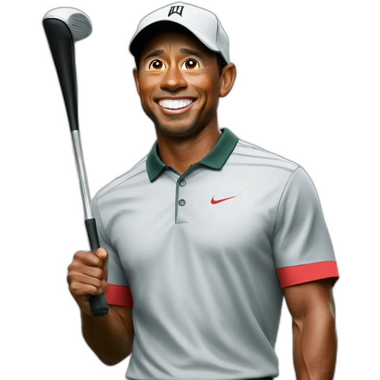 Tiger Woods emoji