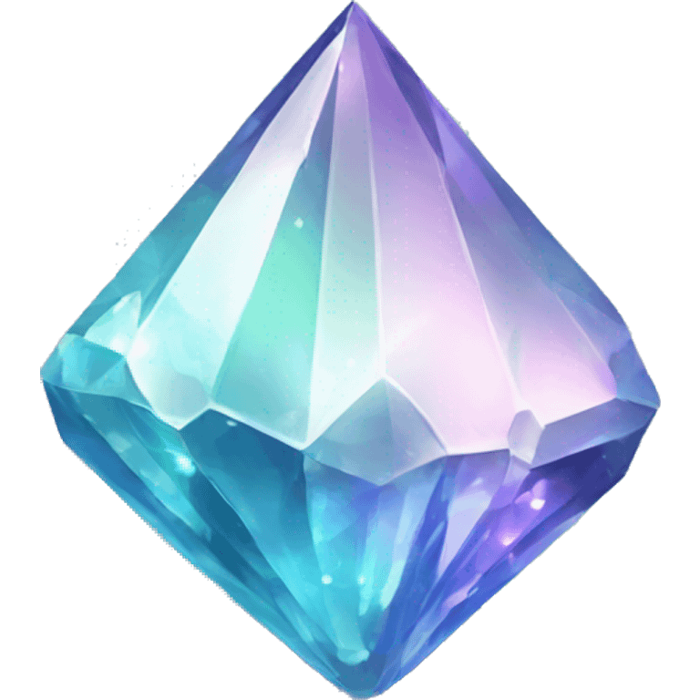 Shiny sparkly glass crystal gem shard emoji