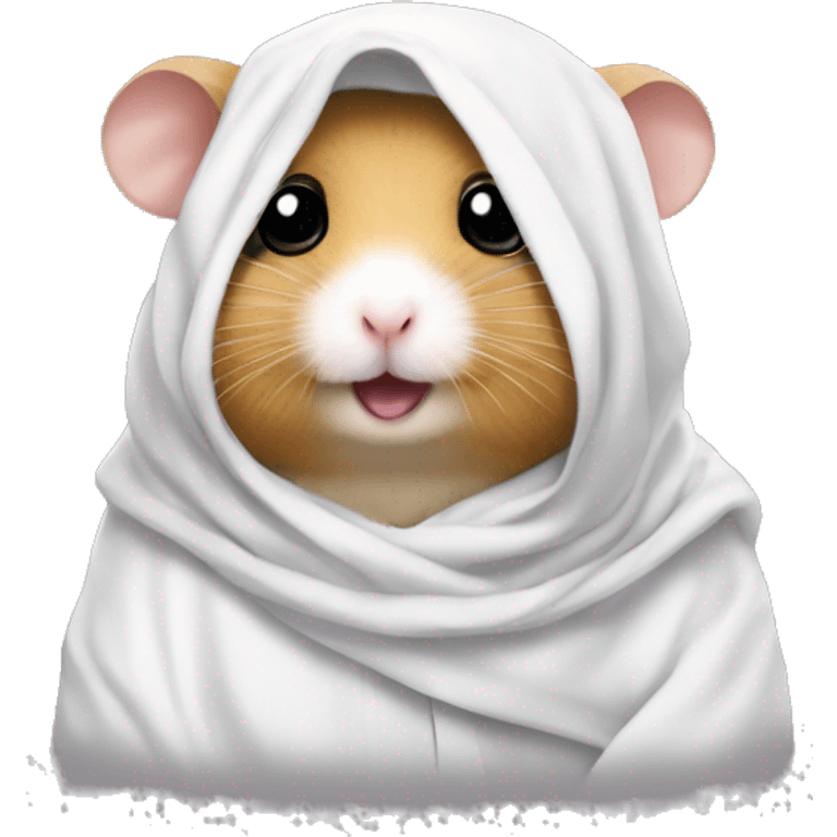 An Arab hamster wearing a thobe and shemagh emoji