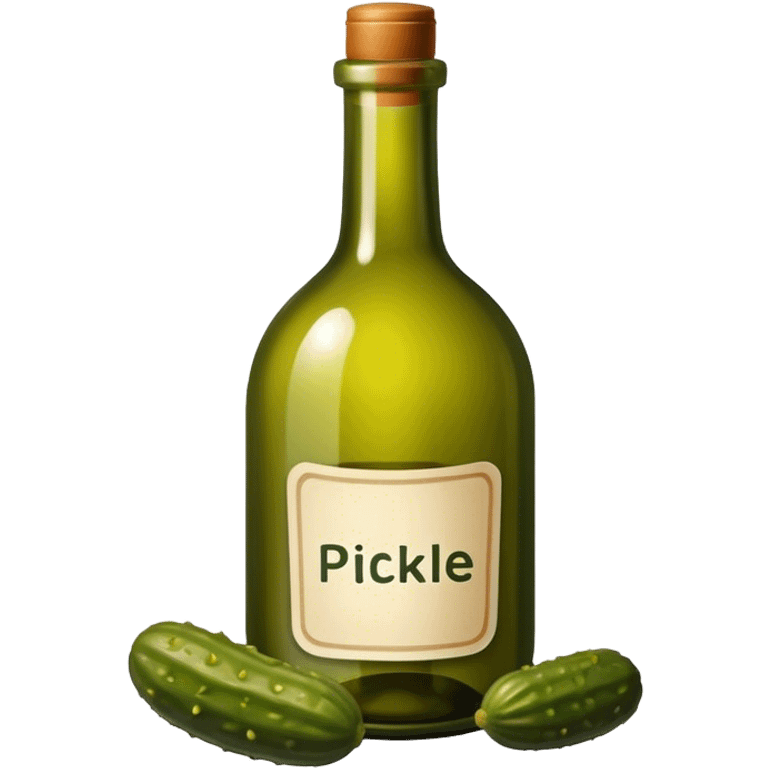 Pickle wine emoji