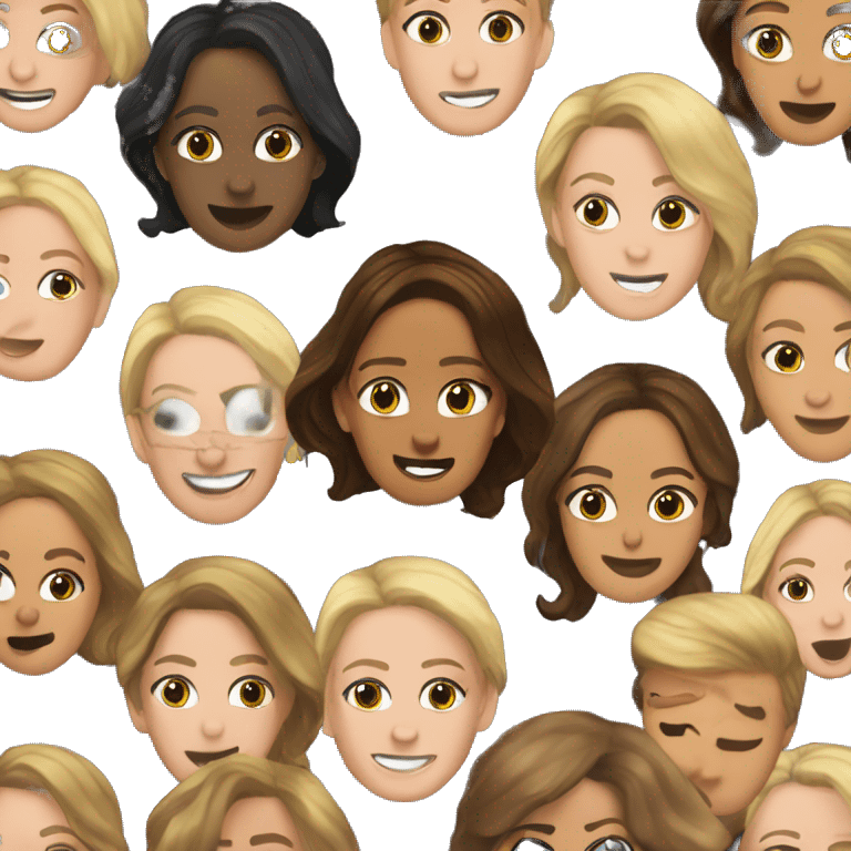 Kamala harris in love with blonde woman emoji