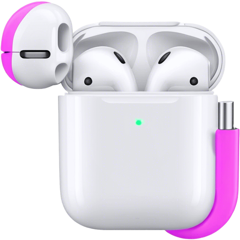 Neon airpods emoji