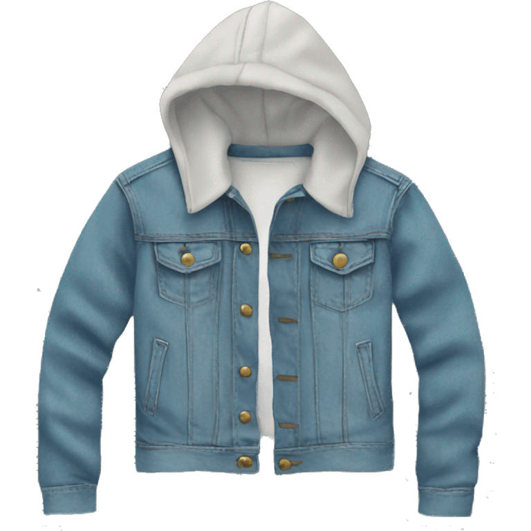 teen jean jacket hoodie emoji