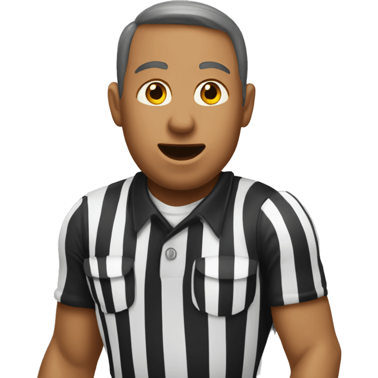 Referee touchdown   emoji