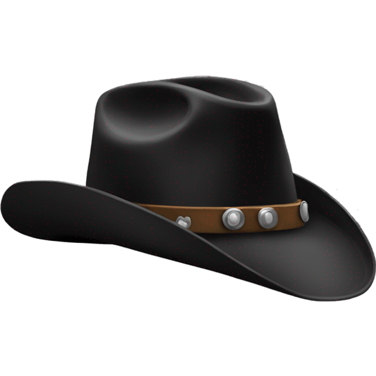 Cowboy hat black emoji