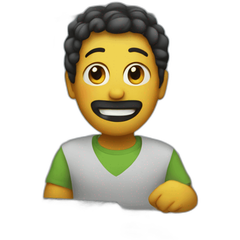 Emoji with computer emoji