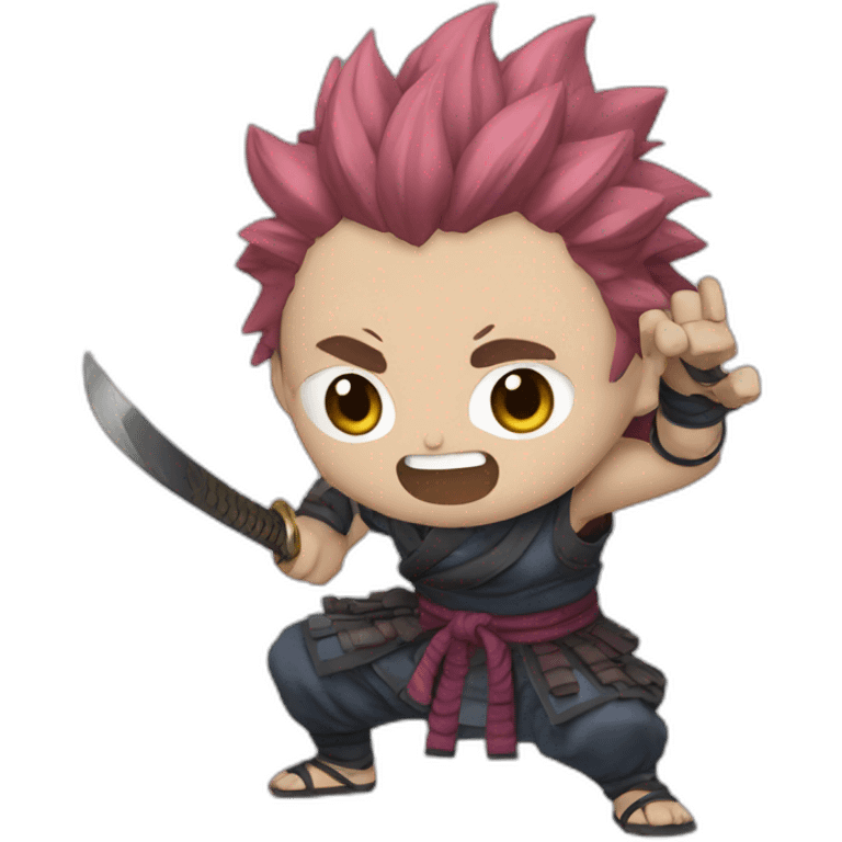 Gojo fighting sukuna emoji