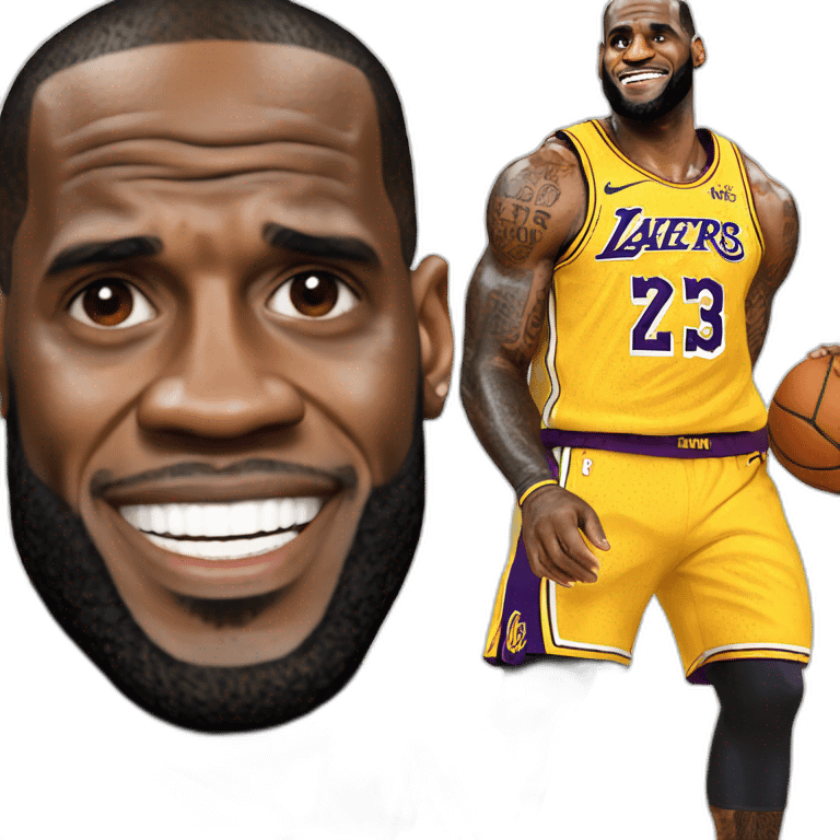 LeBron jams emoji