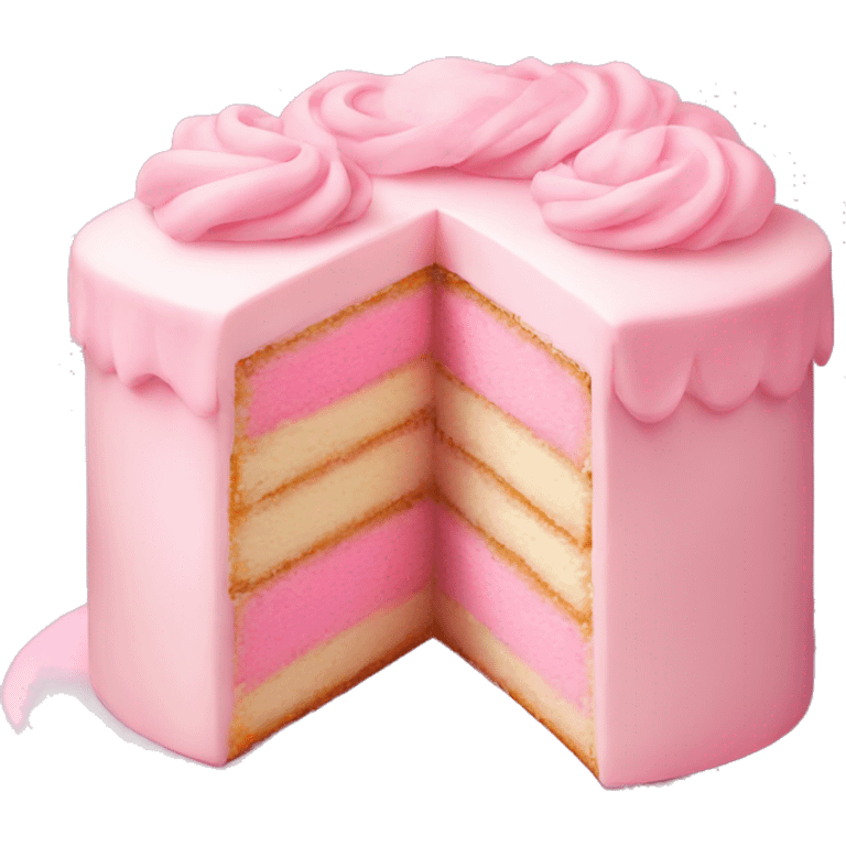 pastel pink bakery cake emoji