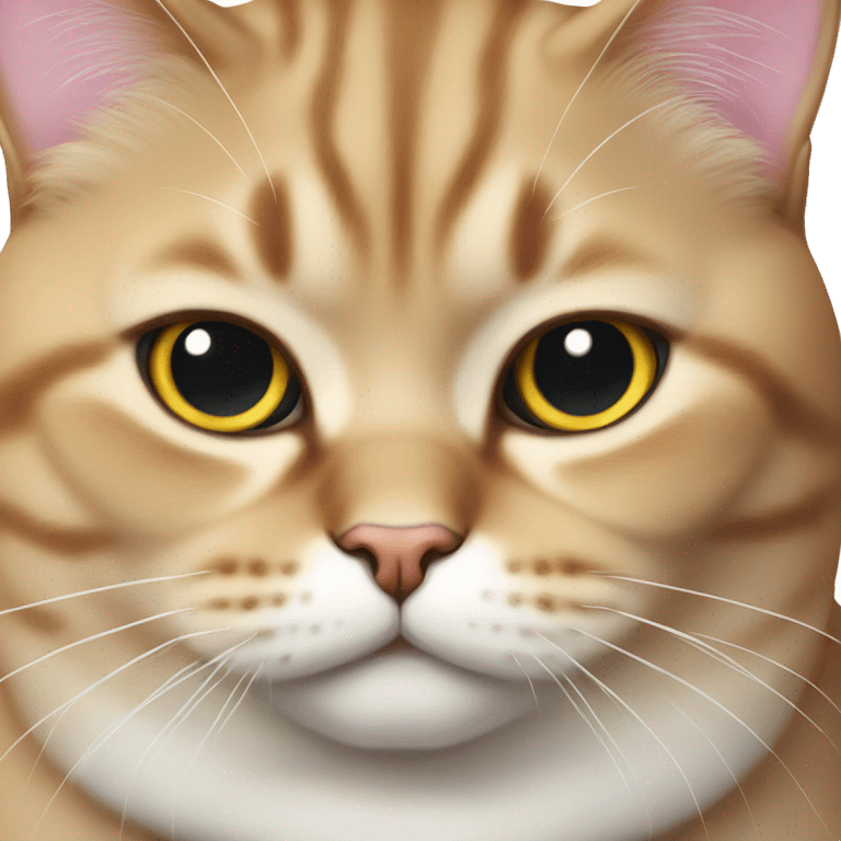 British cat fat emoji