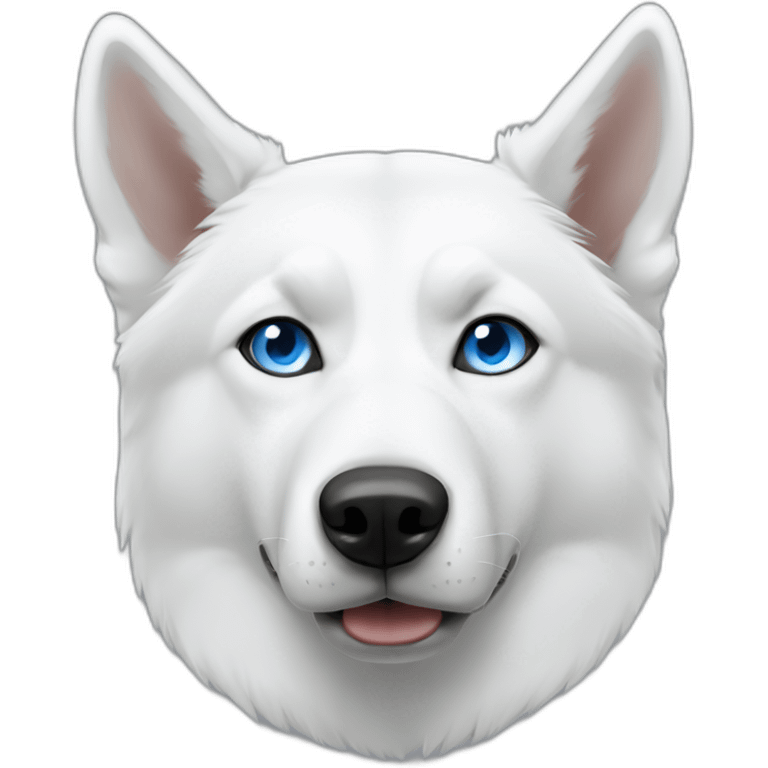 white-husky-blue-eyes-pointy-ears emoji