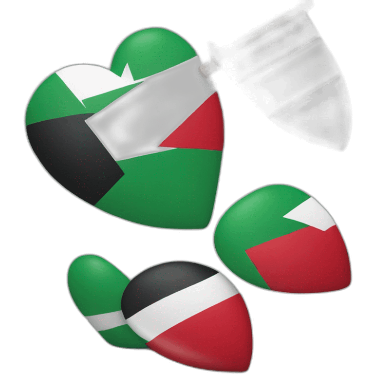 A device that inspires individuals to make ultimate sacrifices for the protection of their communities holding a palestinian flag emoji