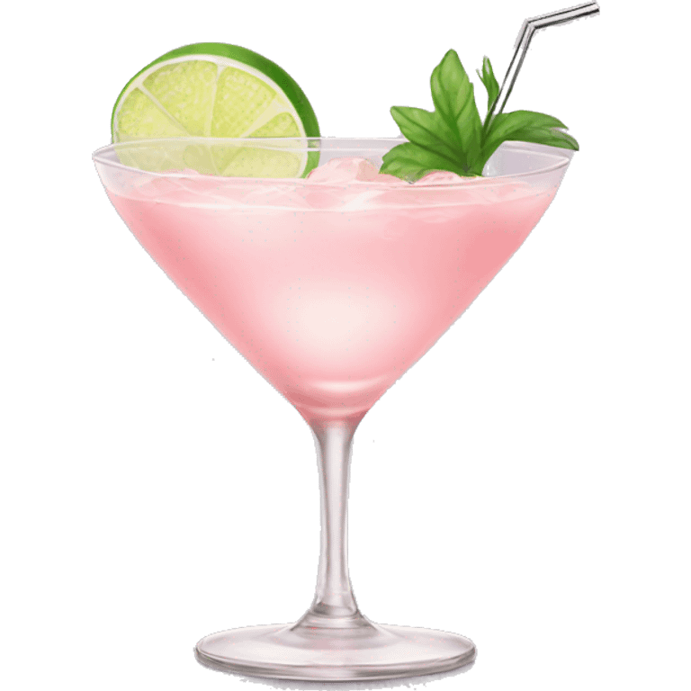 Light pink cocktail  emoji