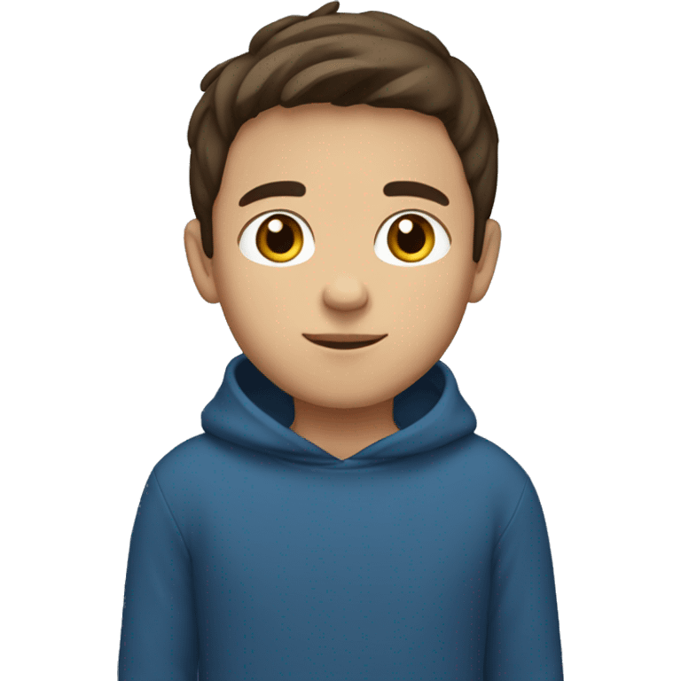 winter, christmas, hispanic, short brown hair, boy, brown eyes, child, full body, blue sweater emoji