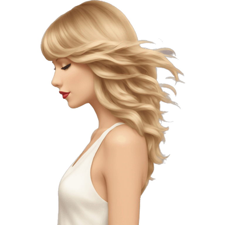 taylor-swift-side-profile-longer-hair-flying-as-she-whips-her-head-to-the-side-eyes-closed emoji