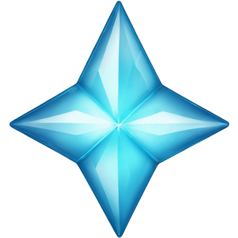 glass four-point star diamond emoji