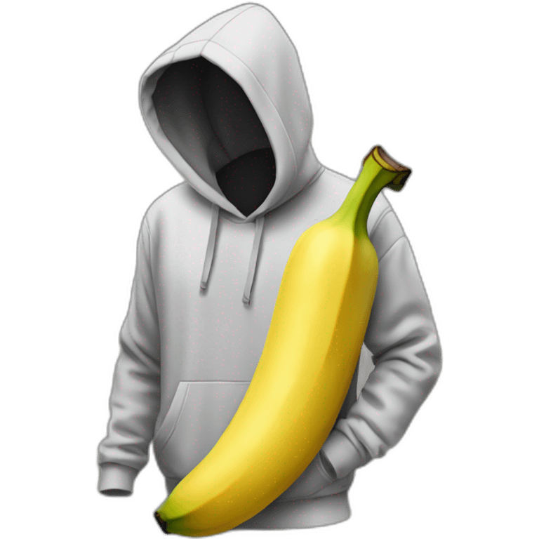 Banane mit hoodie emoji