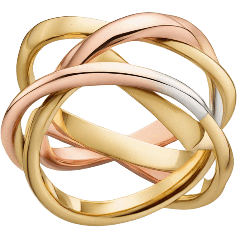 cartier trinity ring emoji