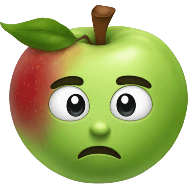 Manzana con pera emoji