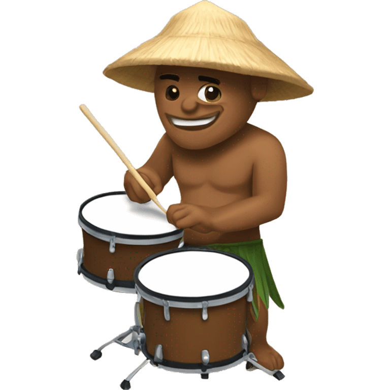 Koloa doing drums emoji