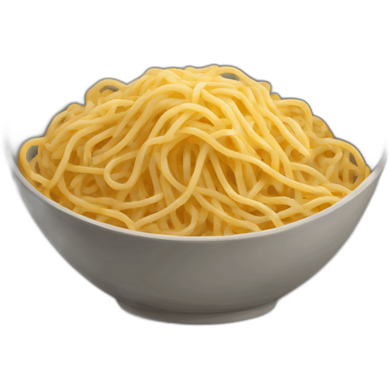 spaghetti bowl emoji