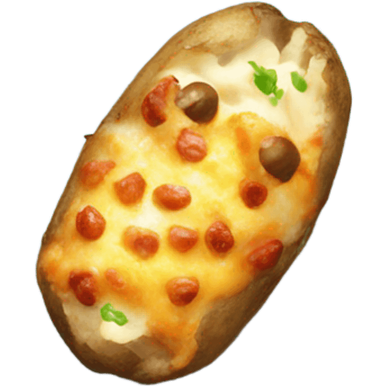 Twice baked potato emoji