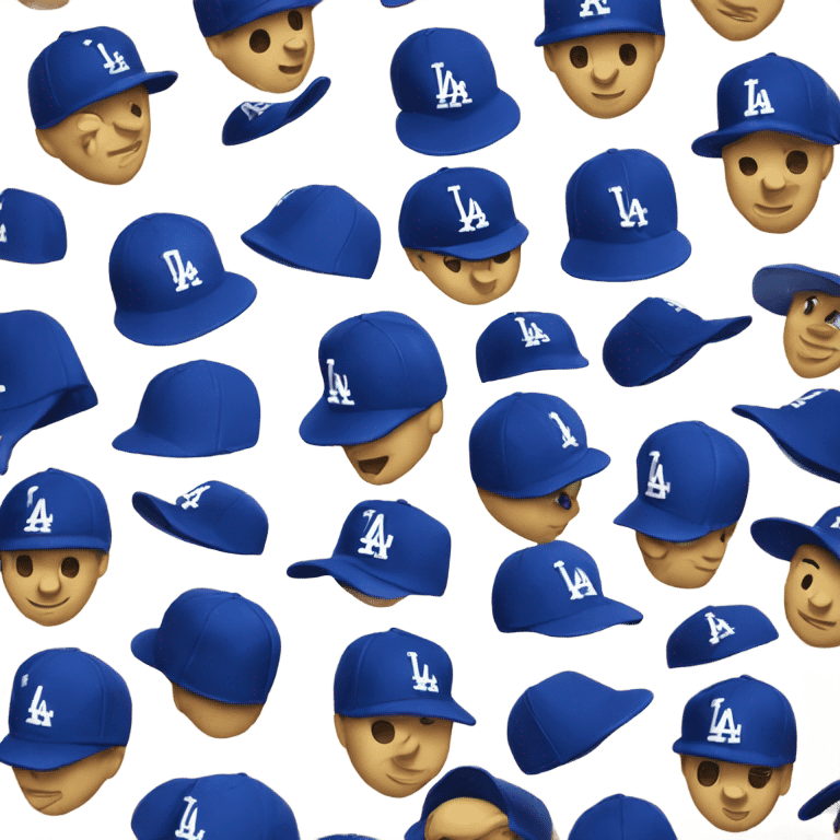 Dodgers hat emoji