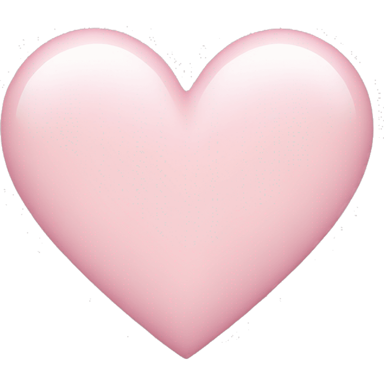 Light pink heart emoji