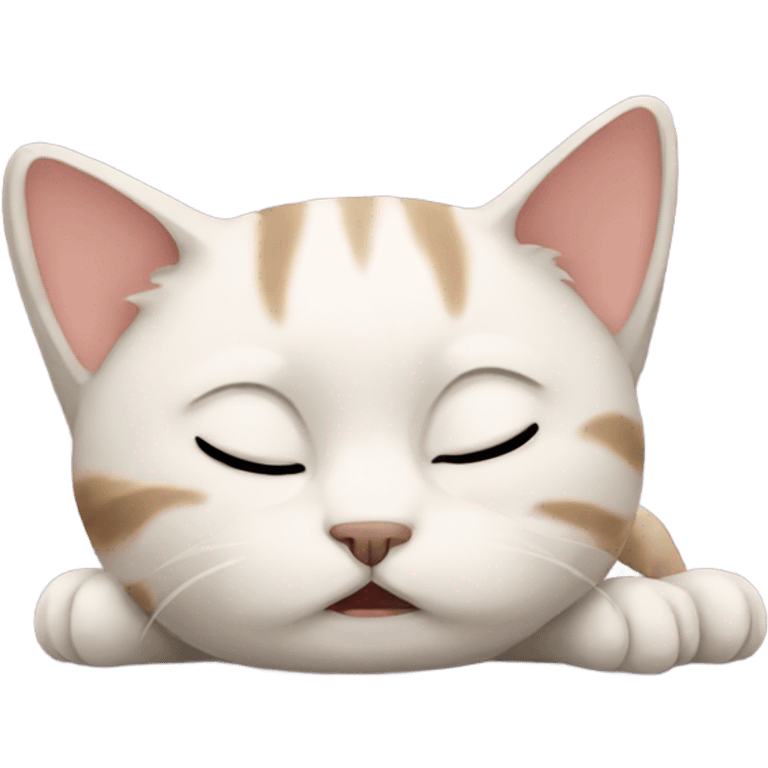 Cat sleepy emoji