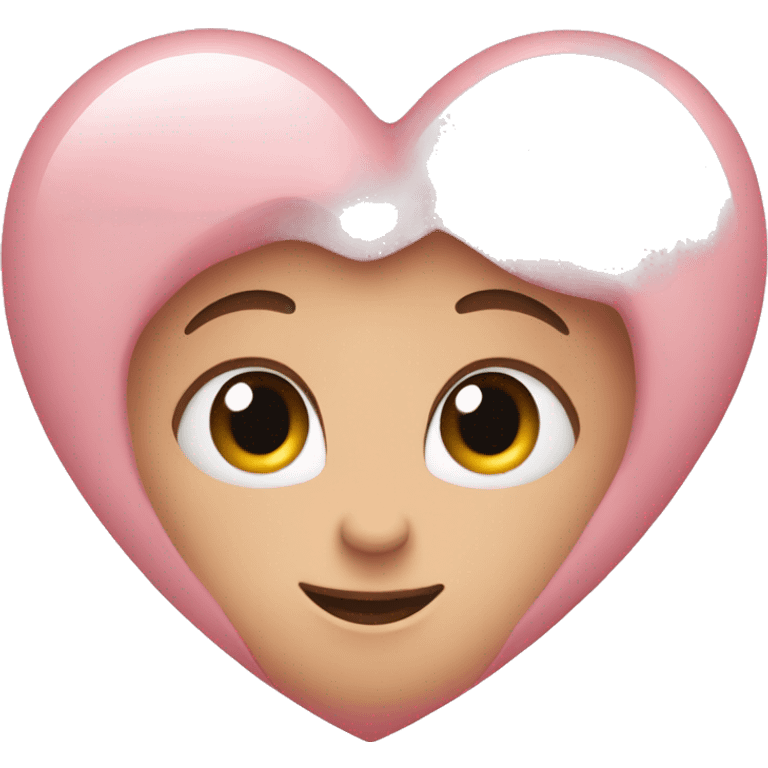 A light pink heart emoji