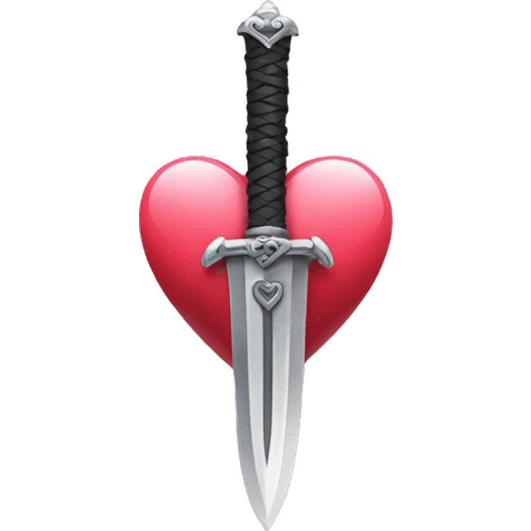 sword piercing heart  emoji