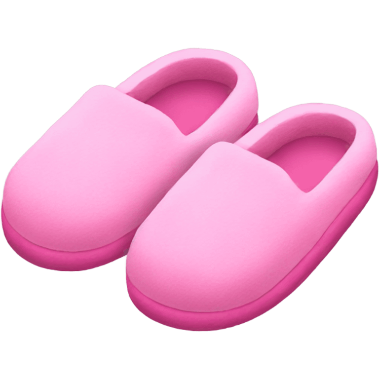 Pink slippers emoji