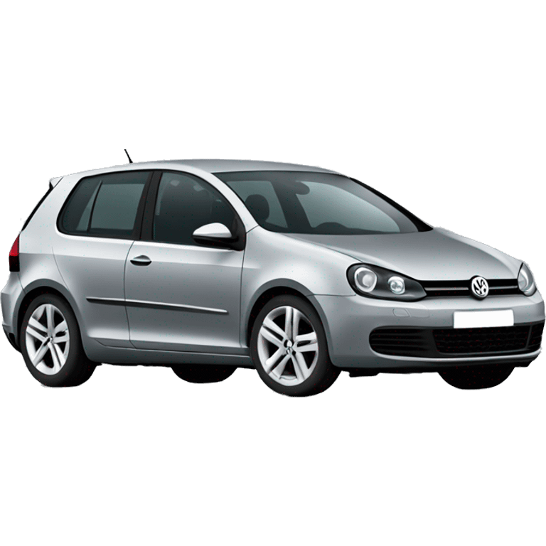 Grey volkswagen golf V emoji