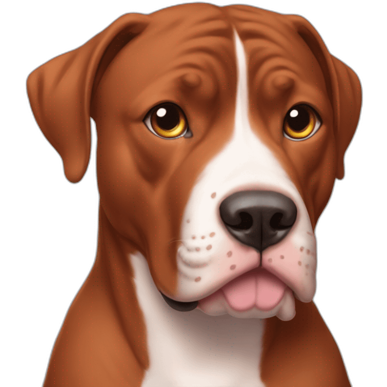 Clifford big red pit bull emoji