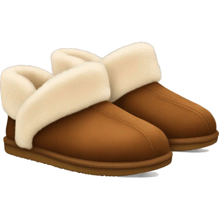 Ugg slippers brown emoji