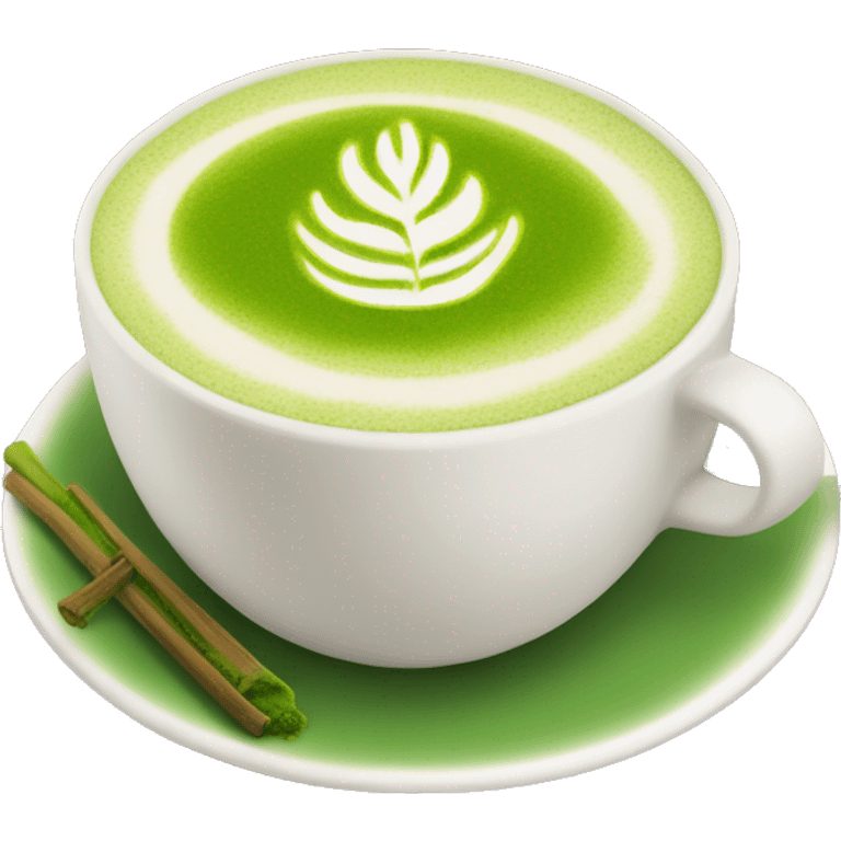 Matcha latte emoji