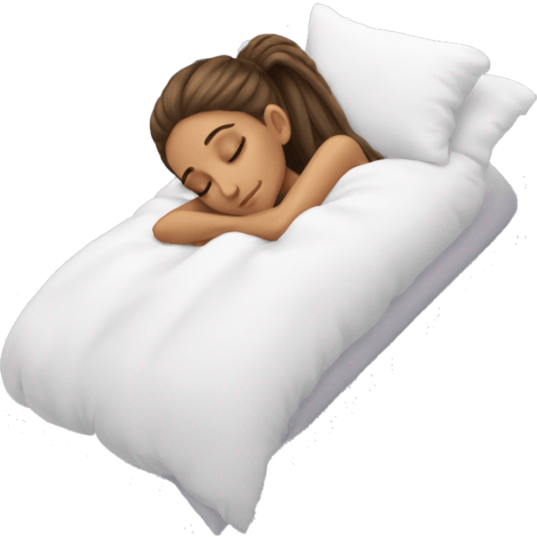 Ariana Grande sleeping emoji