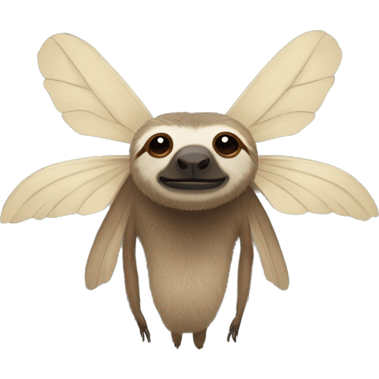 sloth moth emoji