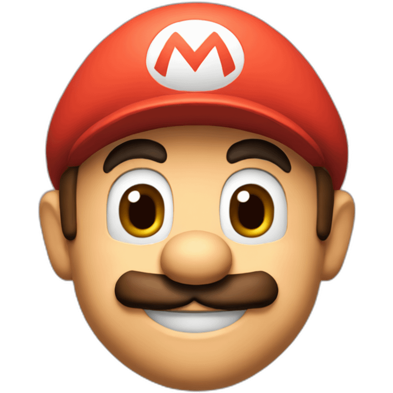 Mario saying hello emoji