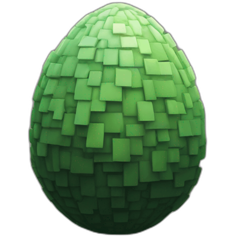 Minecraft dragon egg. Text above "Emperor" emoji