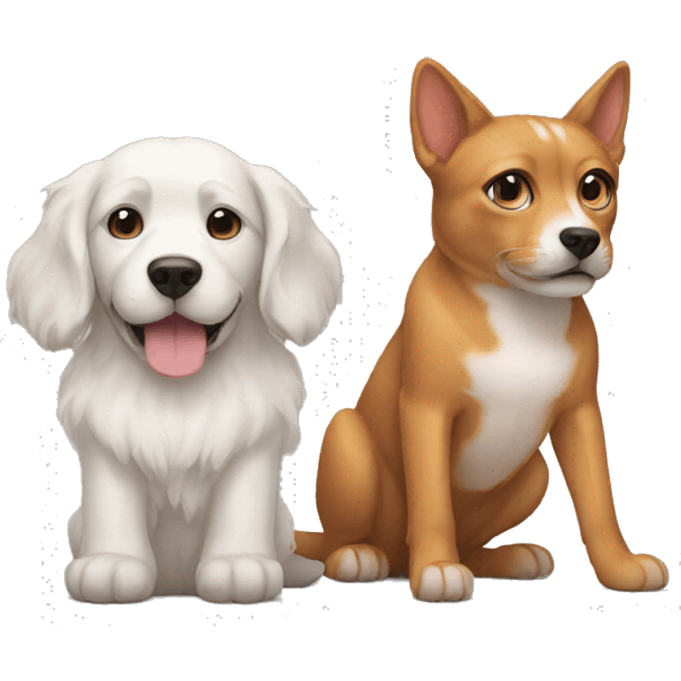 dog and cat emoji