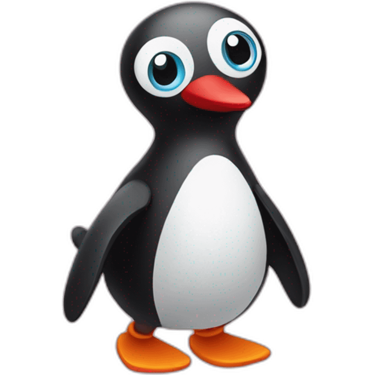 pingu as a ball emoji