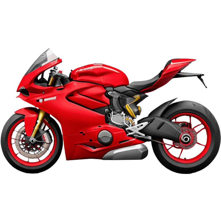 Ducati Panigale (Sportbike) - Ducati Panigale V4 (Model Year: 2022) (Iconic colour: Red) emoji