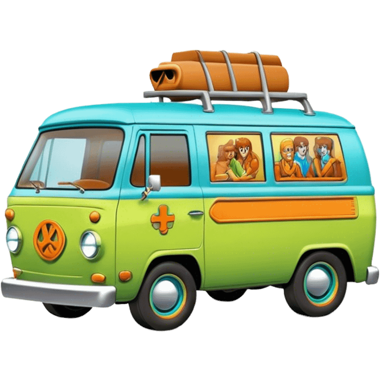 scooby doo mystery machine emoji