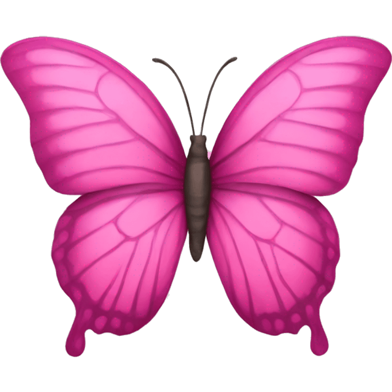 Pink butterfly  emoji