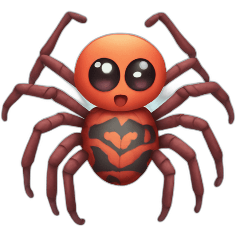 cozy cute spider emoji