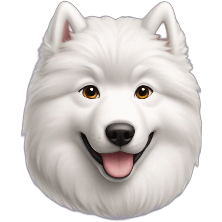 Samoyed white emoji