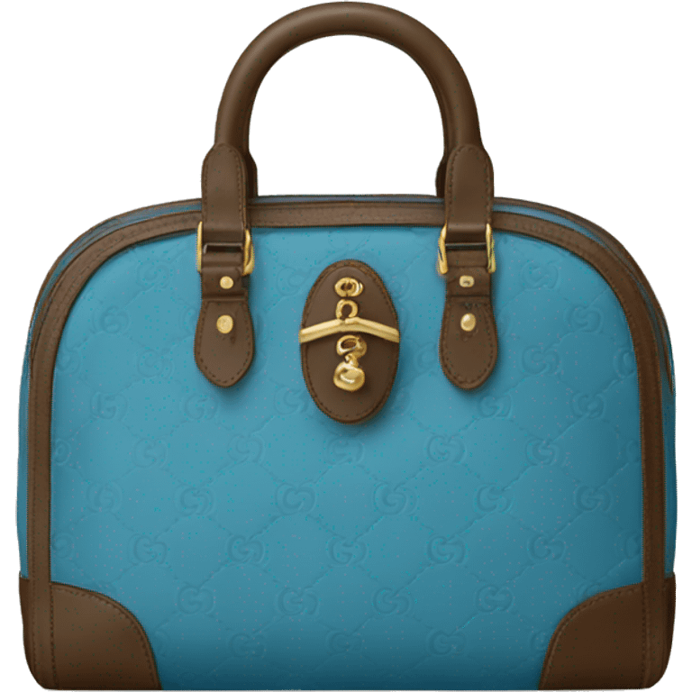 Blue gucci purse emoji